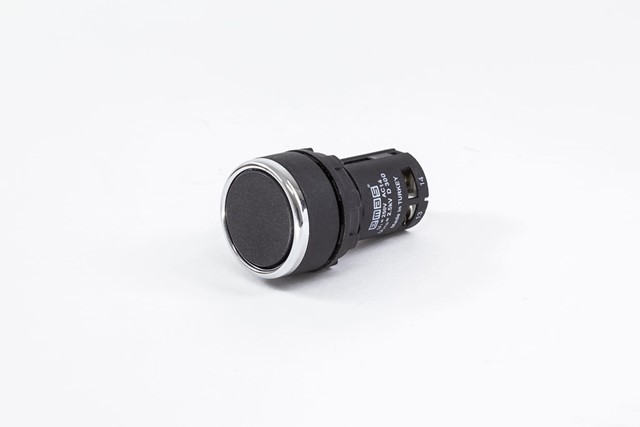 MB Series Plastic 1NO Spring Flush Black 22 mm Control Unit
